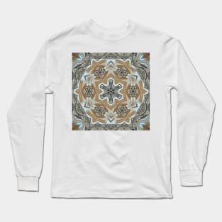 delightful complex art nouveau and art deco styled pattern and designs Long Sleeve T-Shirt